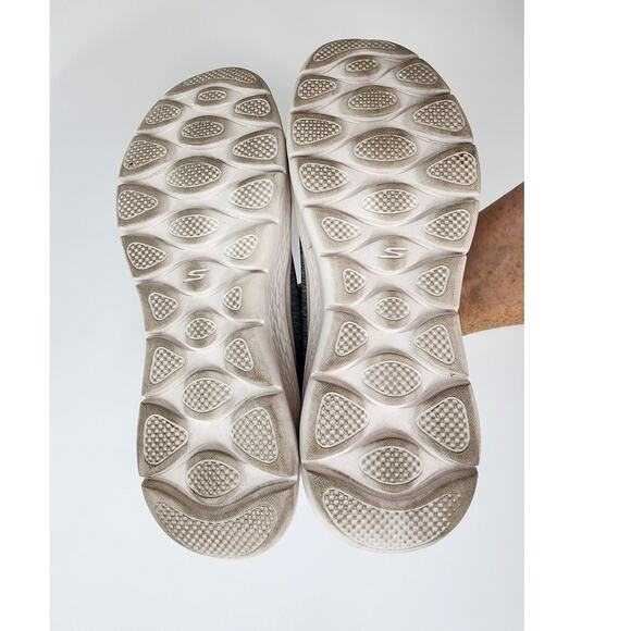 Skechers Slip-Ins Air Cooled Memory Foam Grey‎ Green White Size 6 - Picture 5 of 8